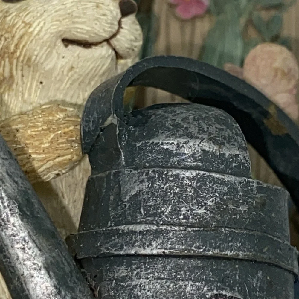 Bunny Hare Resin Spring Garden‎ Watering Can Ceramic Bookends 5 5/8" Tall - Picture 12 of 16